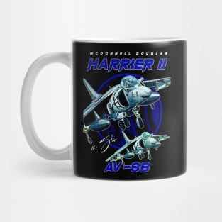 Harrier II AV-8B Ground-Attack Aircraft Fighterjet Mug